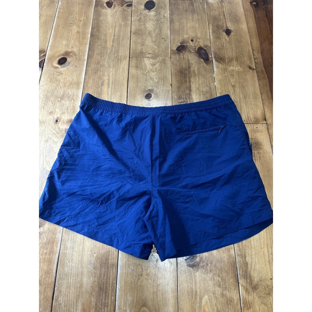 Vintage Nike Men's XL Navy Blue Activewear Shorts Elastic Waist Drawstring